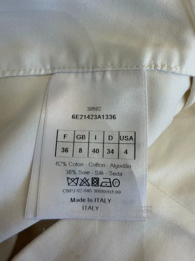 Dior Dior Silk cotton blended shorts Size 24" / US 00 / IT 34 - 4 Thumbnail
