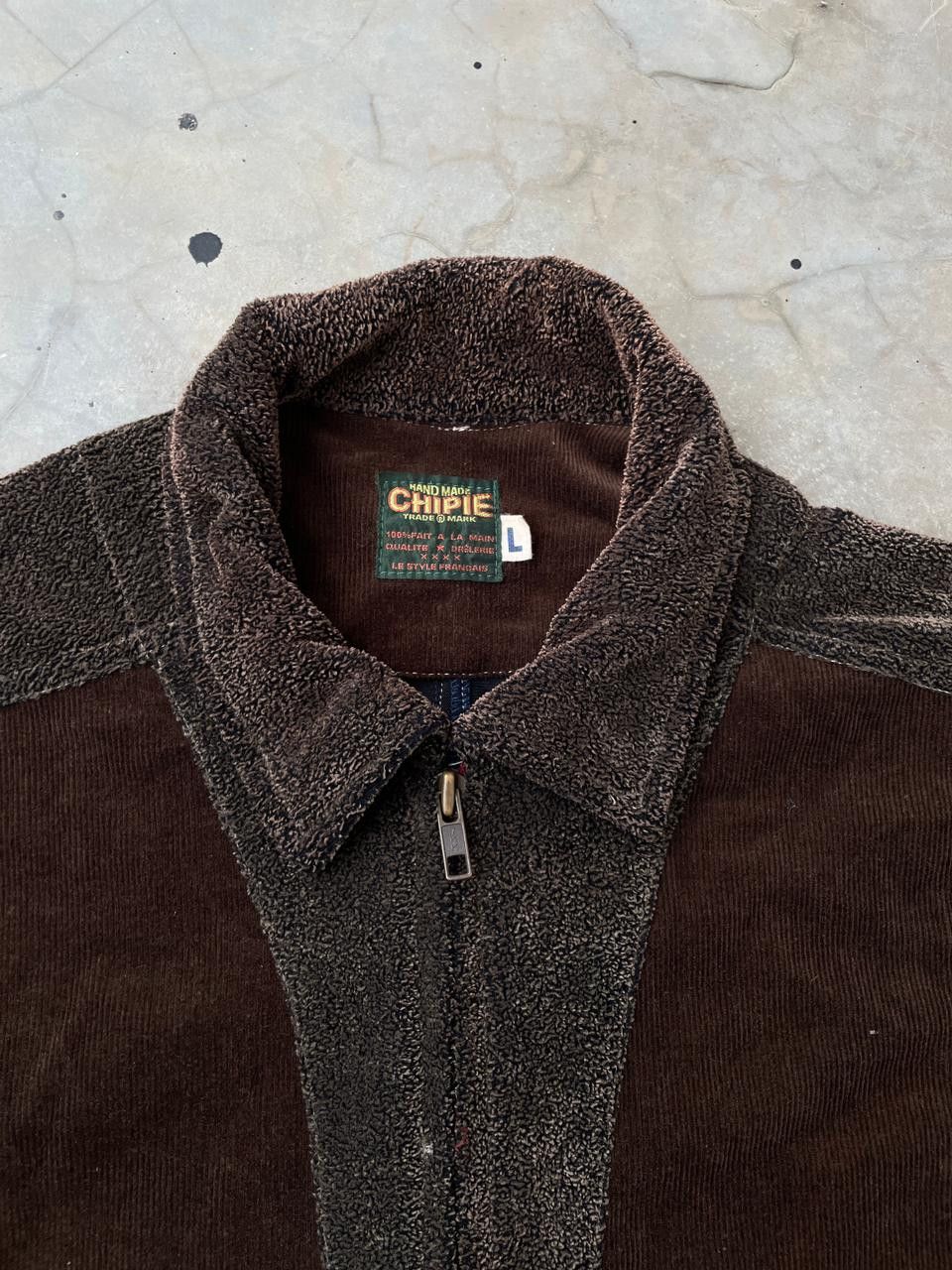 Handmade Archival Chipie Japan Hand Made Mixed Corduroy Fleece Shirt Size US L / EU 52-54 / 3 - 4 Thumbnail