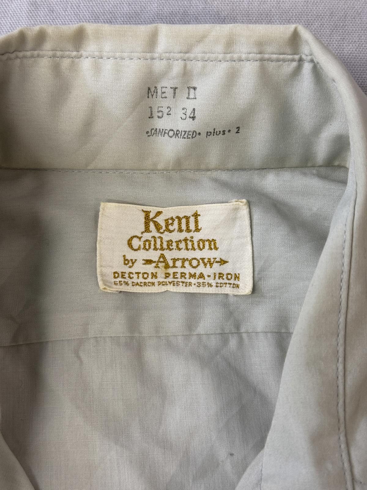 Kenzo VTG Kent Collection by Arrow LS Button Up VTG 2.11.25 Size 42R - 2 Thumbnail