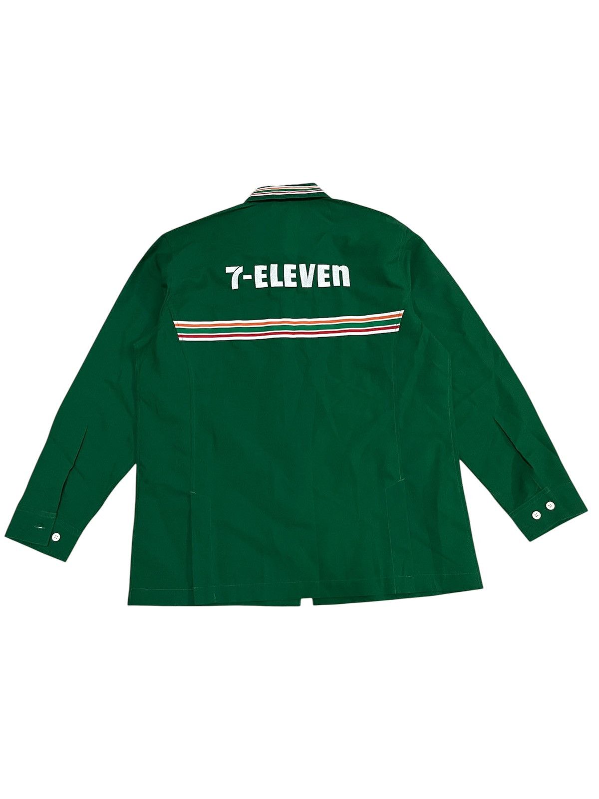 Japanese Brand 7 Eleven Uniform Workers Shirt Size US M / EU 48-50 / 2 - 2 Thumbnail