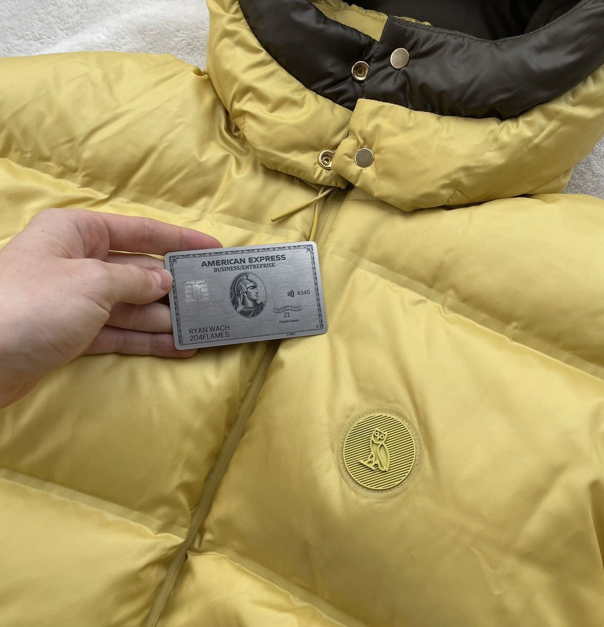 October's Very Own OVO Bounce Amber Yellow Down Parka Size US S / EU 44-46 / 1 - 4 Thumbnail