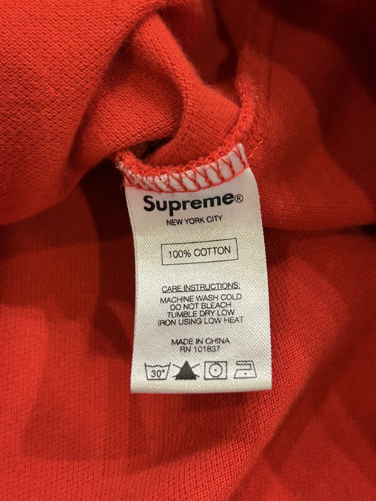 Supreme Supreme Small Box Piqué LS Shirt Size US XL / EU 56 / 4 - 4 Thumbnail