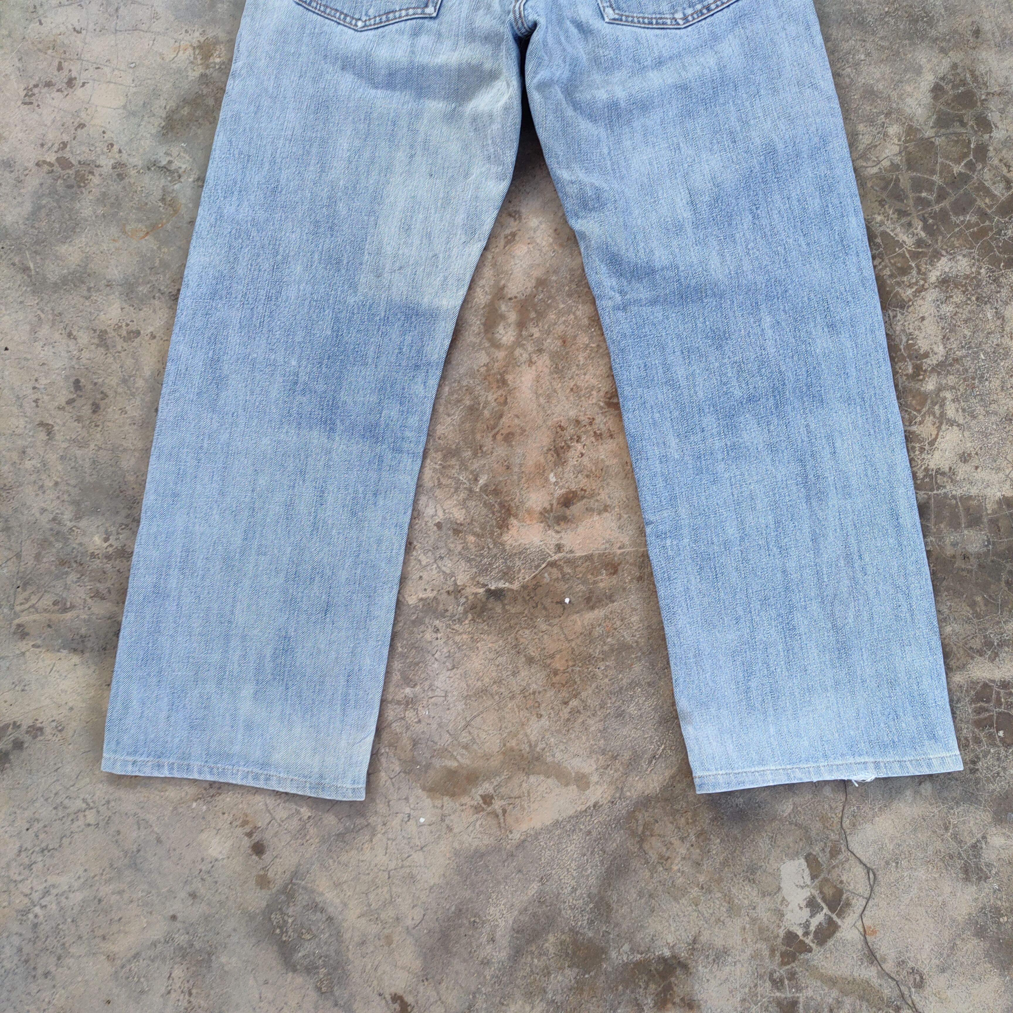 Jean W32 VINTAGE JAPANESE S003 STRAIGHT FADED DENIM JEANS PANTS Size US 32 / EU 48 - 10 Thumbnail