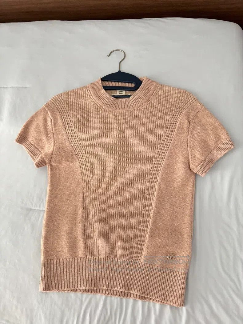Hermes Hermes Sweater short sleeve version Size XXS / US 00 / IT 34 - 1 Thumbnail