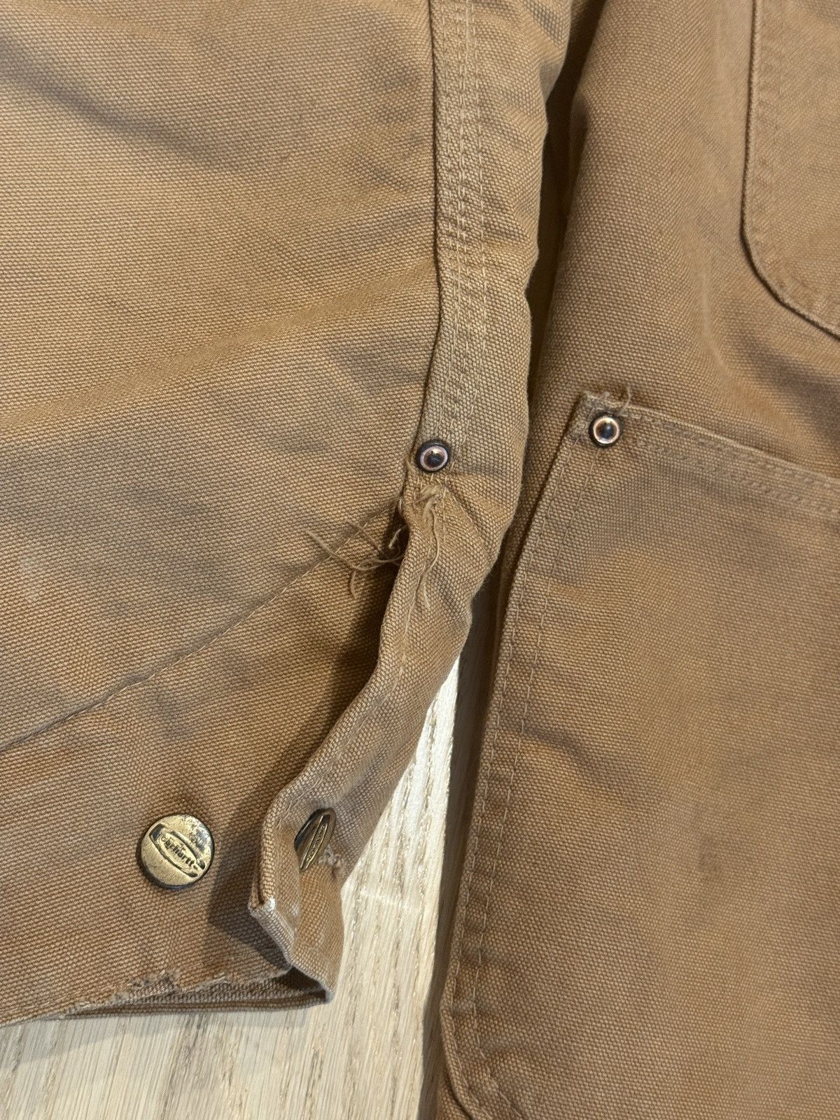 Carhartt 1970s Carhartt Michigan Chore Work Coat (Blanked Lined) Size US L / EU 52-54 / 3 - 4 Thumbnail