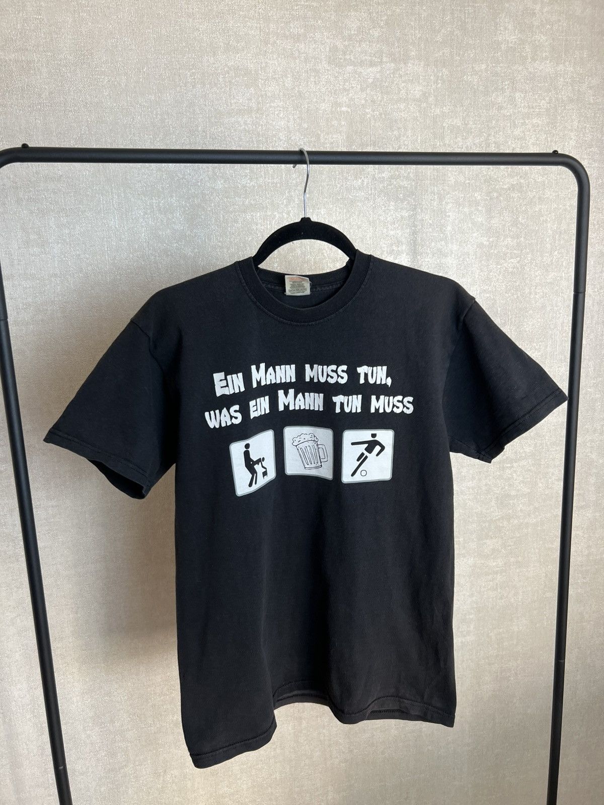Fruit Of The Loom × Vintage Funny vintage t shirt sex beer football Size US M / EU 48-50 / 2 - 1 Thumbnail