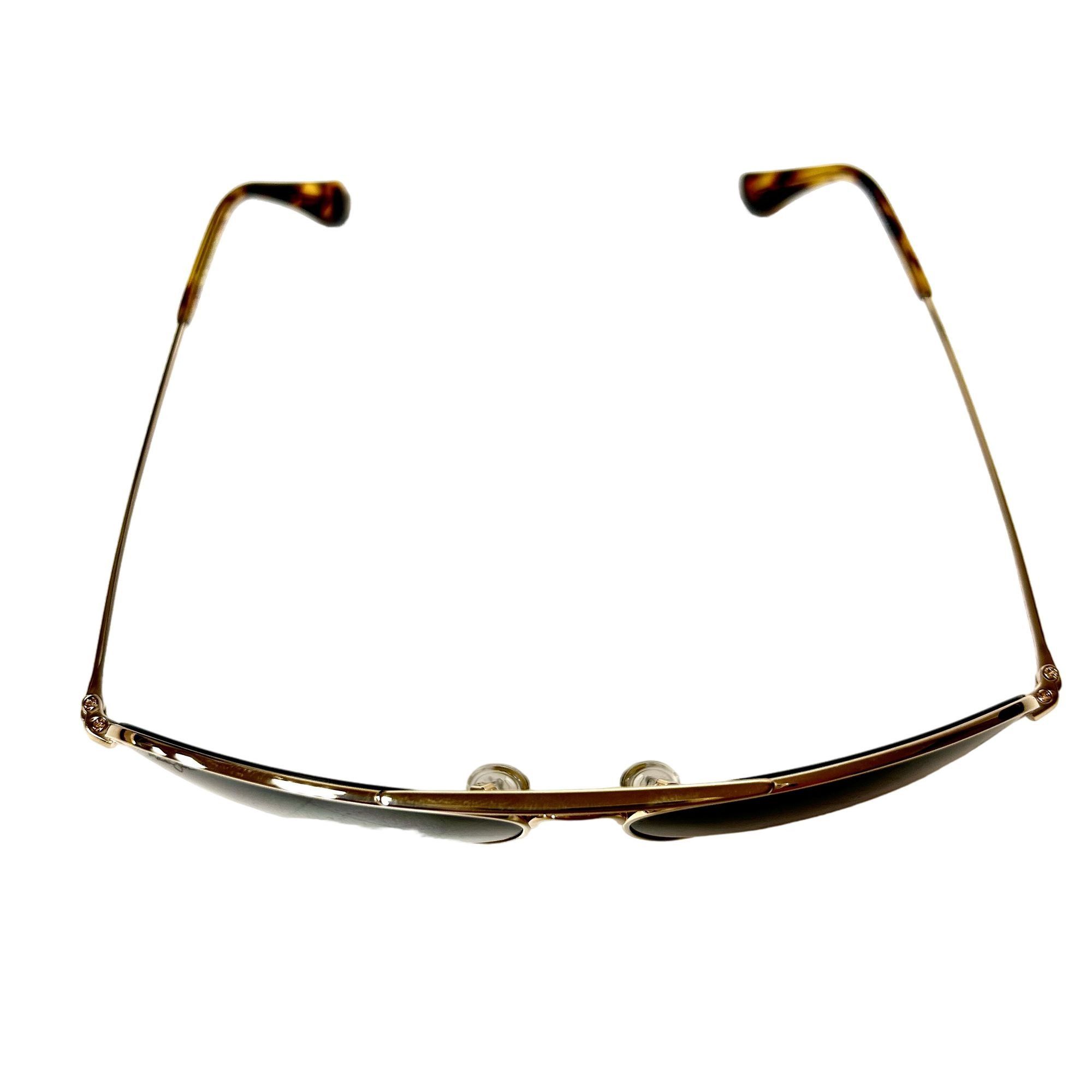 Maui Jim New HS264-16 Sunglasses MAVERICKS Gold Polarized Aviators Size ONE SIZE - 7 Thumbnail