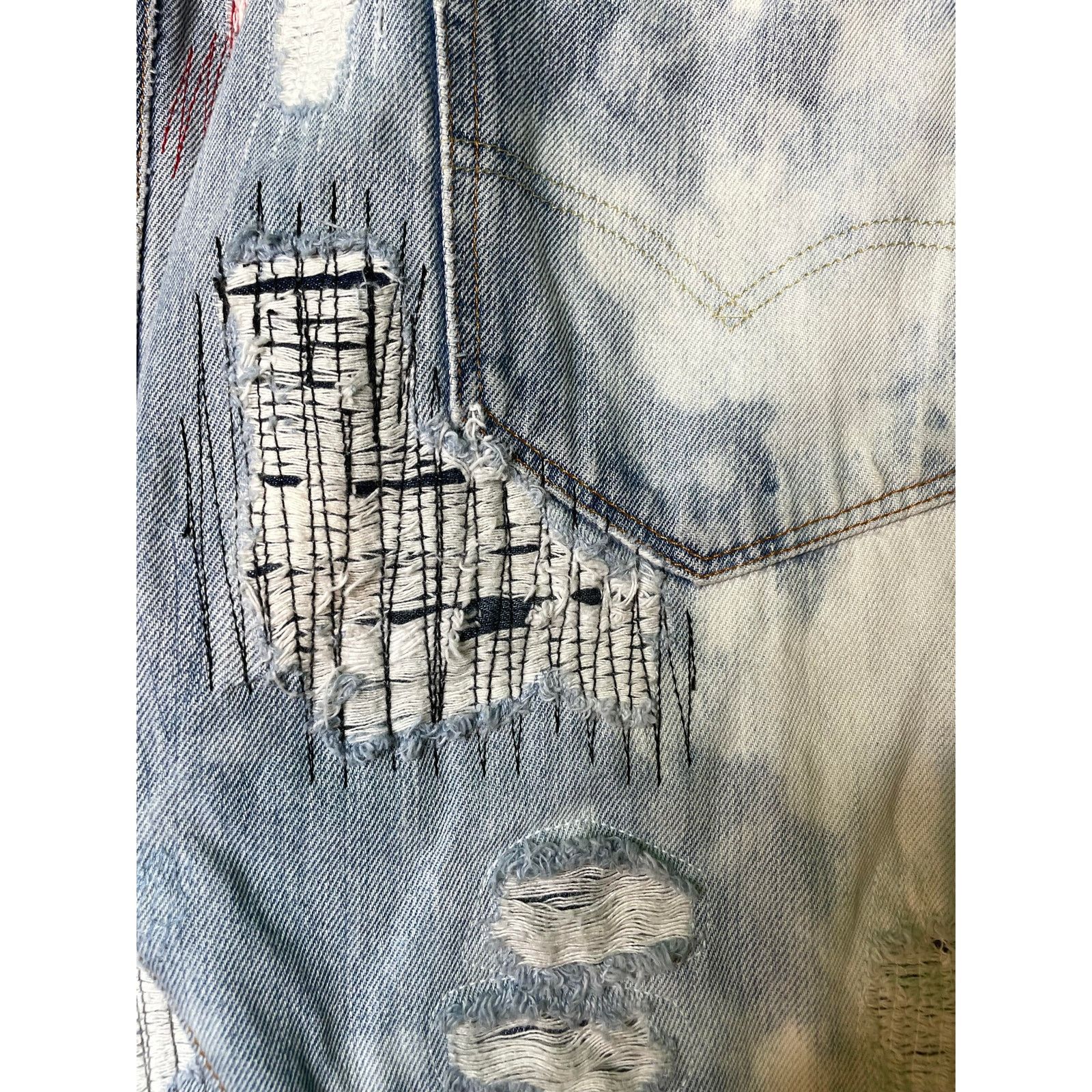 Gallery Dept. Gallery Dept Distressed Flare Denim Size US 34 / EU 50 - 5 Thumbnail
