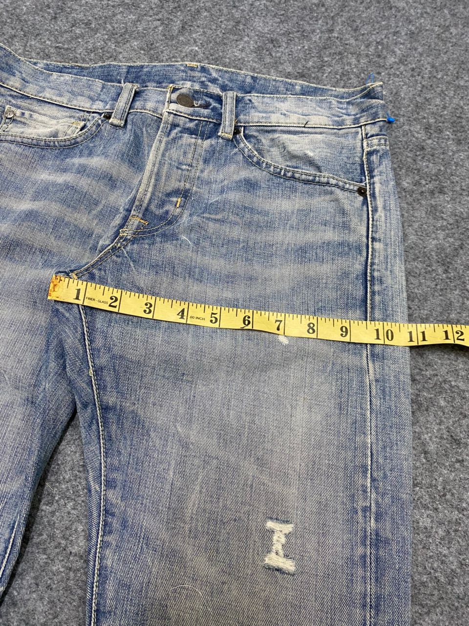 Polo Ralph Lauren Vintage 90s Ralph Lauren Slim Skinny Distressed Denim Size US 31 - 6 Thumbnail