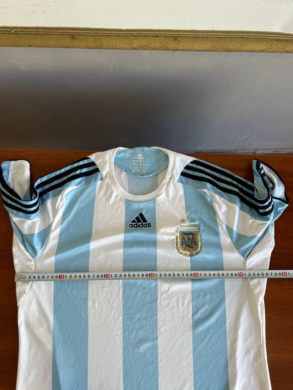 Adidas 2007/2009 ARGENTINA TEAM SOCCER JERSEY FOOTBALL SHIRT ADIDAS Size US XL / EU 56 / 4 - 17 Thumbnail
