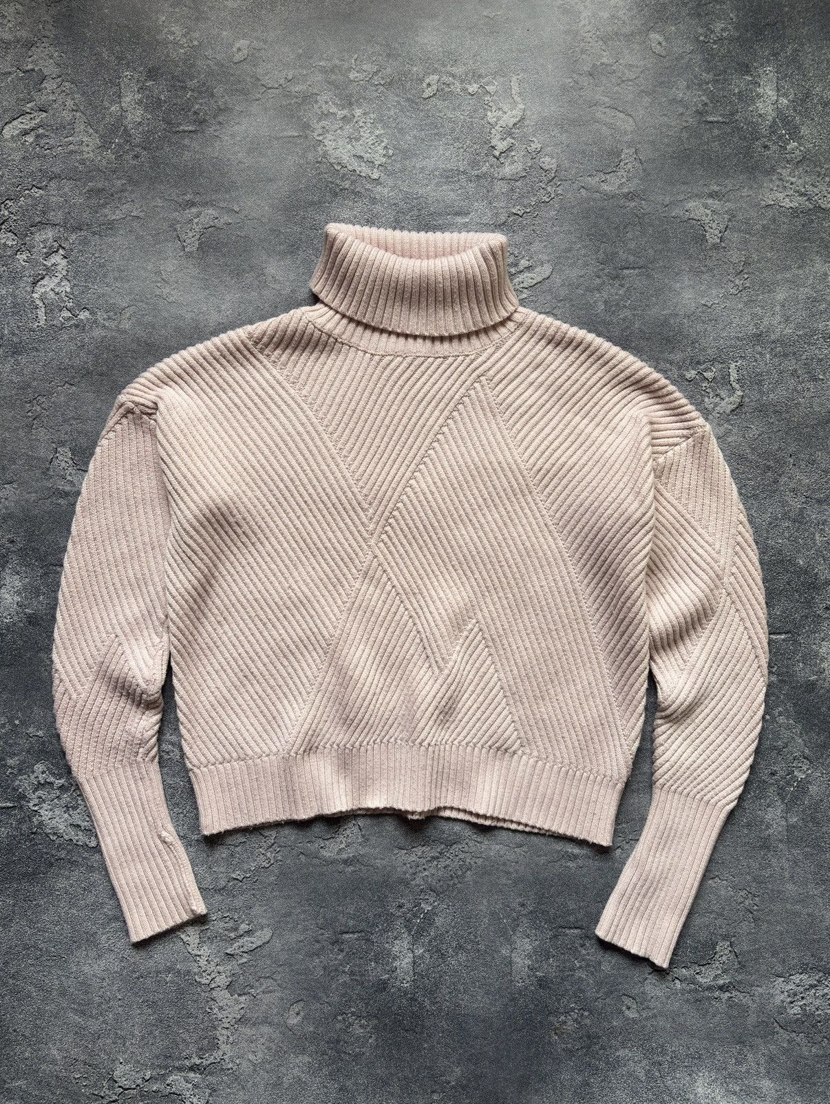 Loro Piana Vintage Loro Piana Luxury Pink Wool Knit Turtleneck Sweater Size S / US 4 / IT 40 - 1 Thumbnail