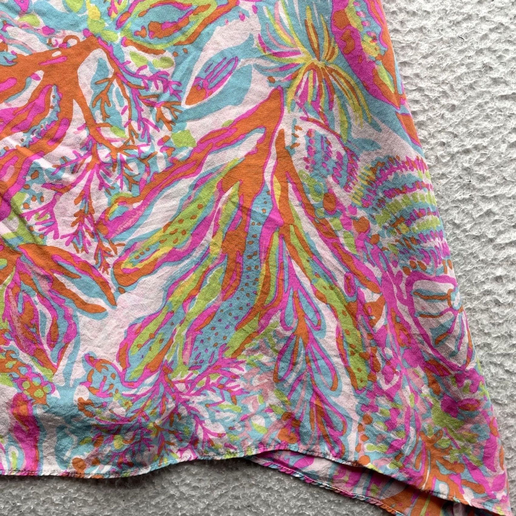 Lilly Pulitzer Lilly Pulitzer Tank Top Women's Size S Silk Pink Fish Racerback Preppy Size S / US 4 / IT 40 - 2 Thumbnail
