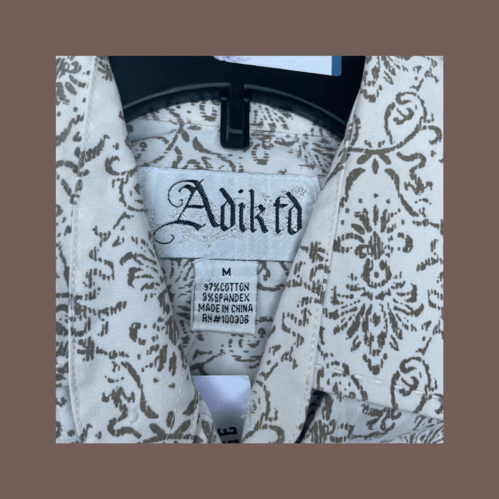 Vintage VTG Adiktd Shirt | Skull Back Graphic Western | Y2K Cowboy M Size US M / EU 48-50 / 2 - 2 Thumbnail