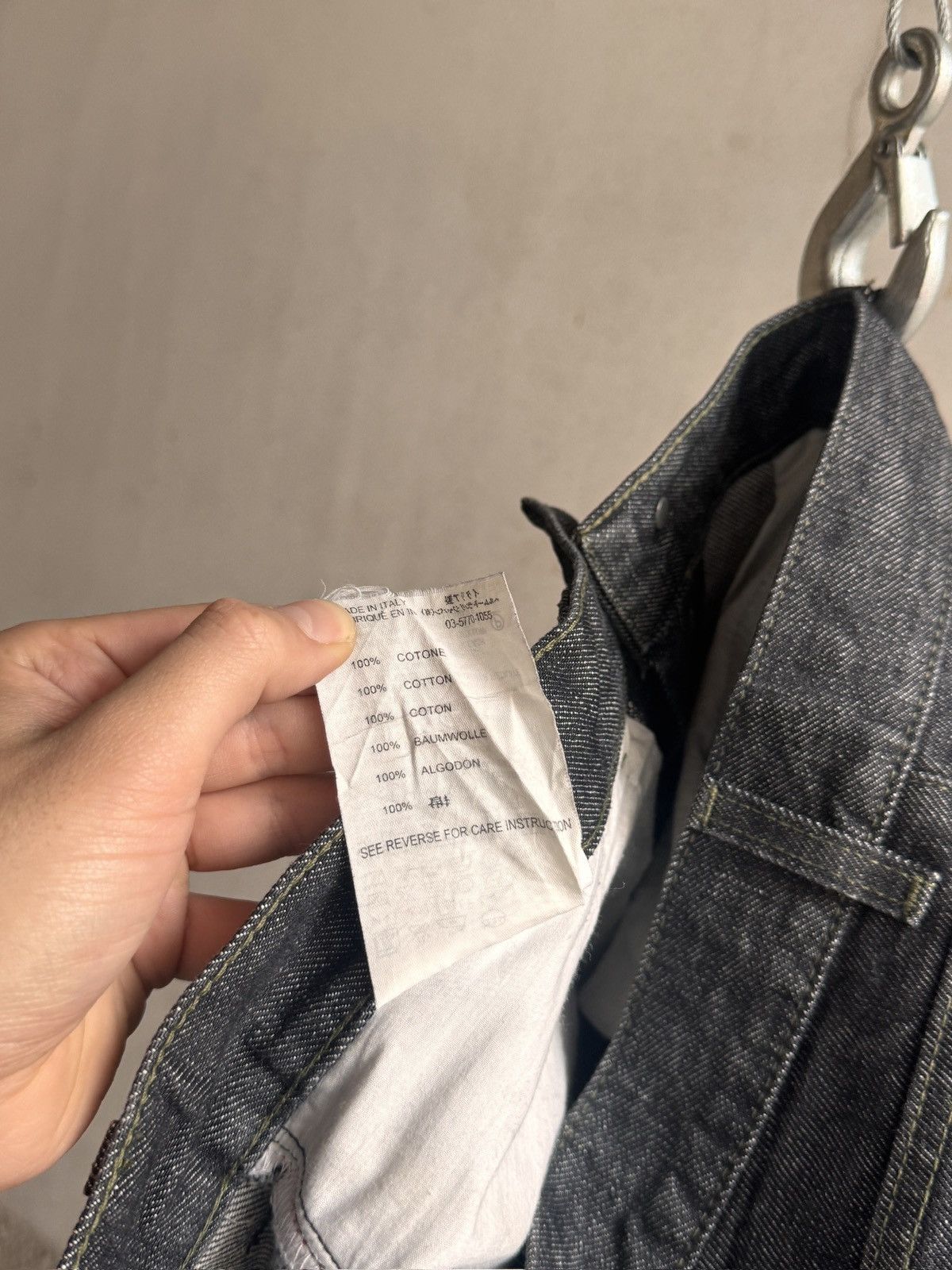 Helmut Lang Helmut Lang “Scissor” S/S 2003 Black Raw Denim Size US 30 / EU 46 - 12 Thumbnail