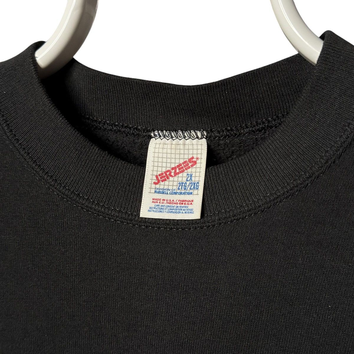 Jerzees Vintage 1990s Paint Splatter Blank Crewneck, Size XXL, Black Size US XXL / EU 58 / 5 - 3 Thumbnail