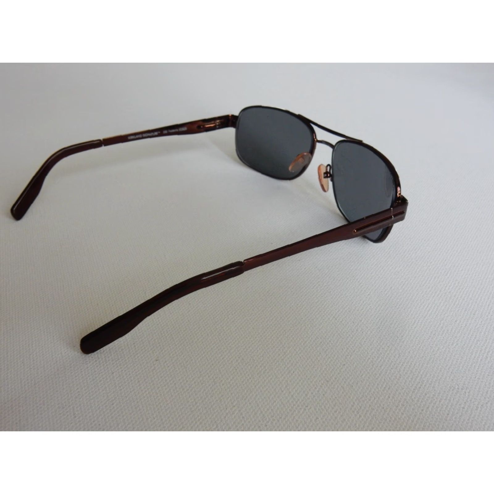 Vintage Kirkland Signature Aviator Sunglasses Frames Only Men 59mm Copper Italy Size ONE SIZE - 3 Thumbnail