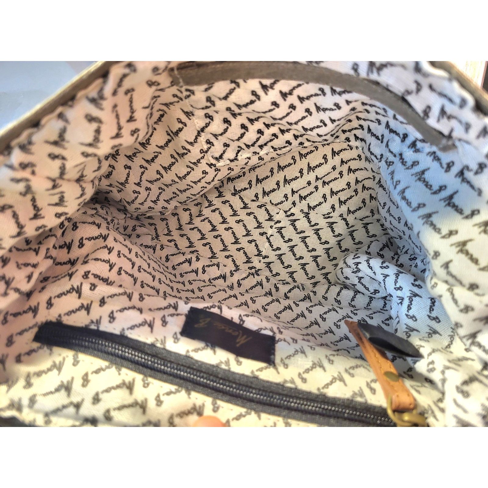 Other Mona B Crossbody Bag Canvas Leather Messenger Bike Bag Size ONE SIZE - 4 Thumbnail