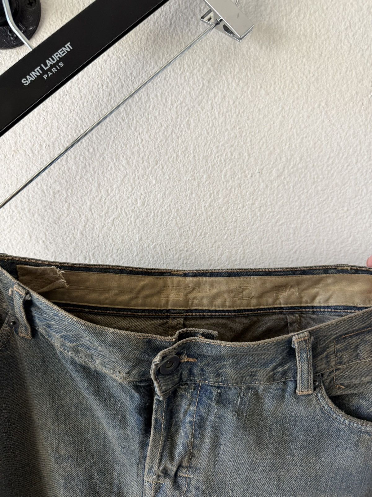 Rick Owens AW06 Mudwash Spiral Bootcut Denim Jeans 29 Size US 34 / EU 50 - 6 Thumbnail