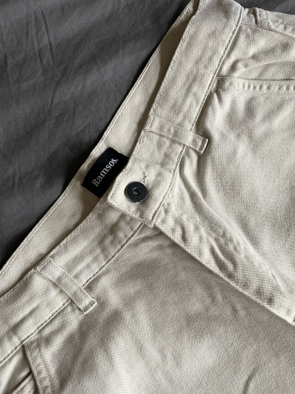 Other Off White Cotton Pants w/ Phone Pocket Size US 30 / EU 46 - 5 Thumbnail