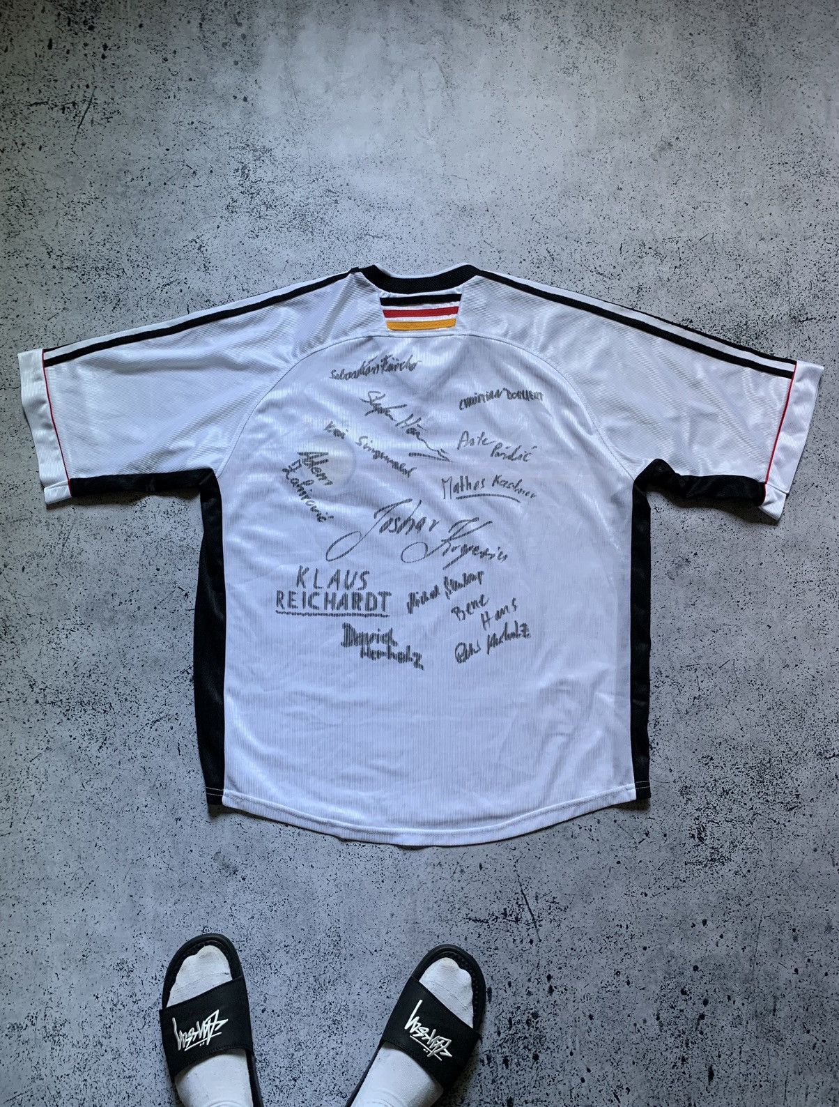 Adidas RARE🔥 1998/99 Adidas Germany Soccer Jersey Vintage T-shirt Size US XL / EU 56 / 4 - 3 Thumbnail