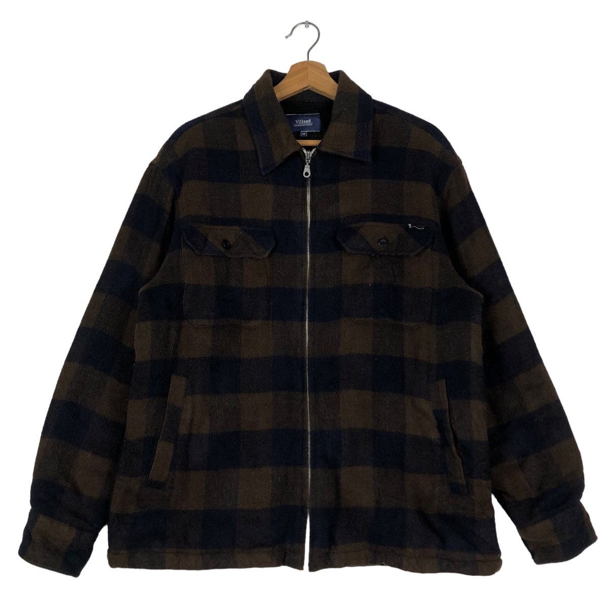 🔥Vintage Chore Jacket Tartan Design Villand Issey Miyake