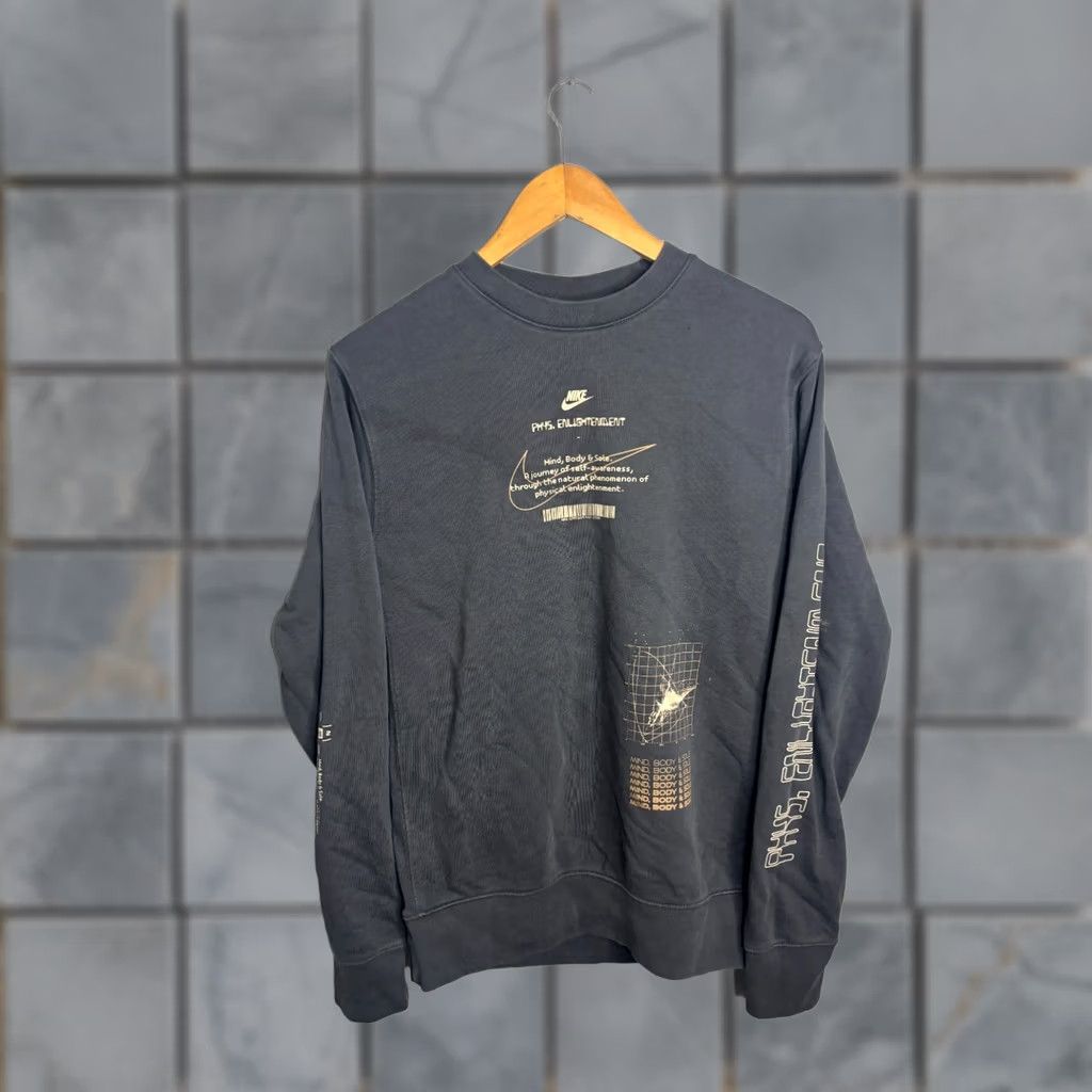 Nike Nike Sportswear Club FT HF Crewneck Pullover Sweatshirt Men's S Grey Size US S / EU 44-46 / 1 - 1 Thumbnail