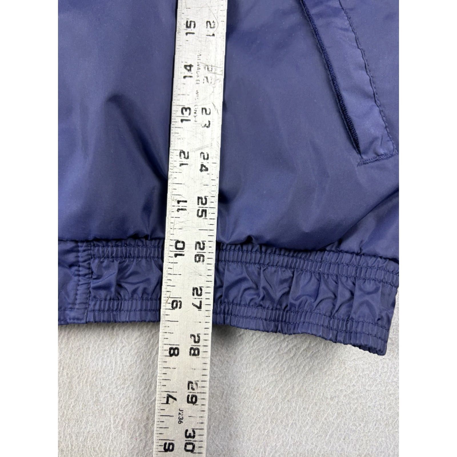Adidas VINTAGE Adidas Windbreaker Men’s L Blue Hooded 90s Nylon Zip Embroidered Logo Packable Jacket Regular Size US L / EU 52-54 / 3 - 7 Thumbnail