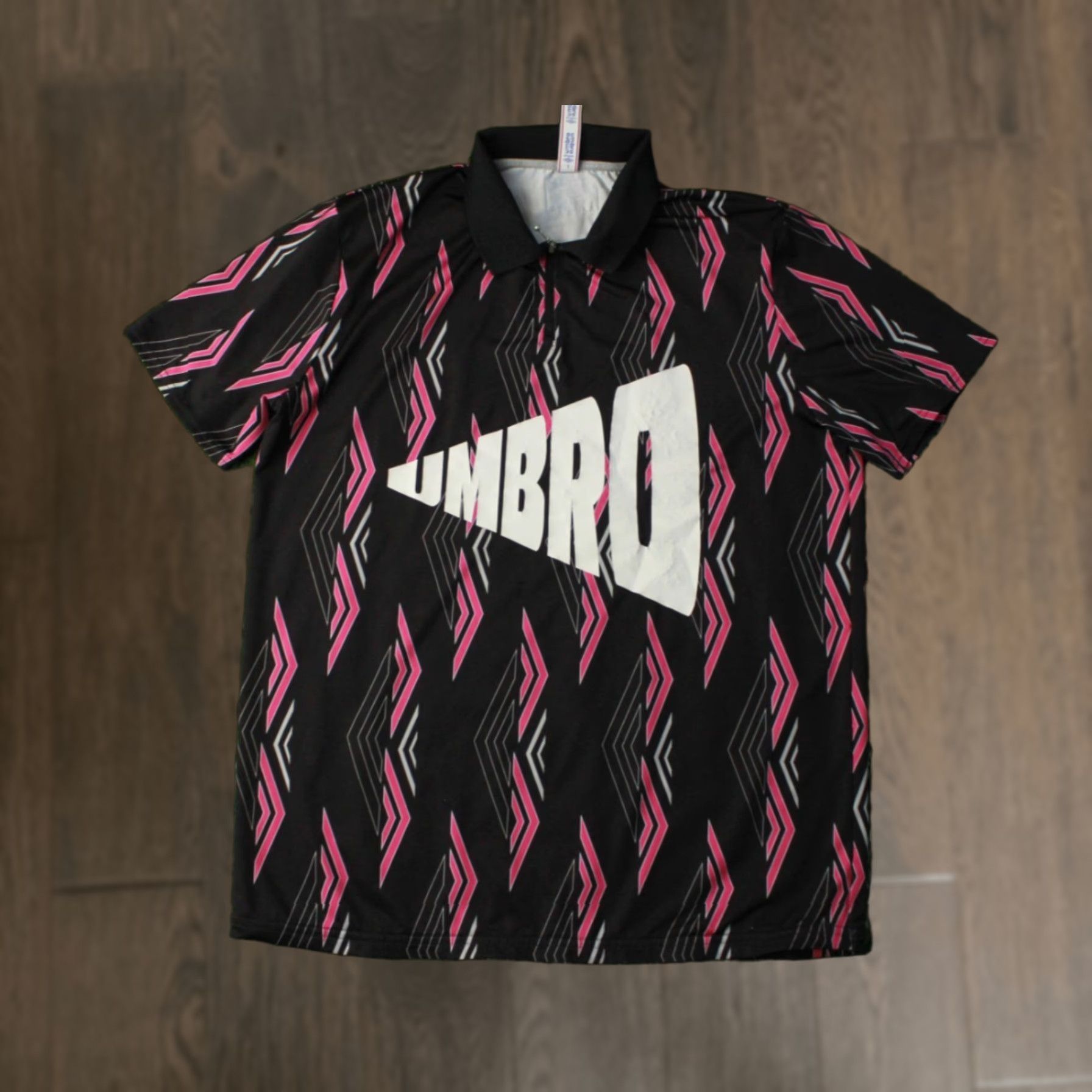 Umbro UMBRO ORIGINAL POLO SHIRT T-SHIRT JERSEY SIZE L LARGE MEN Casual Zip Polo Shirt Shirt Size US L / EU 52-54 / 3 - 1 Thumbnail