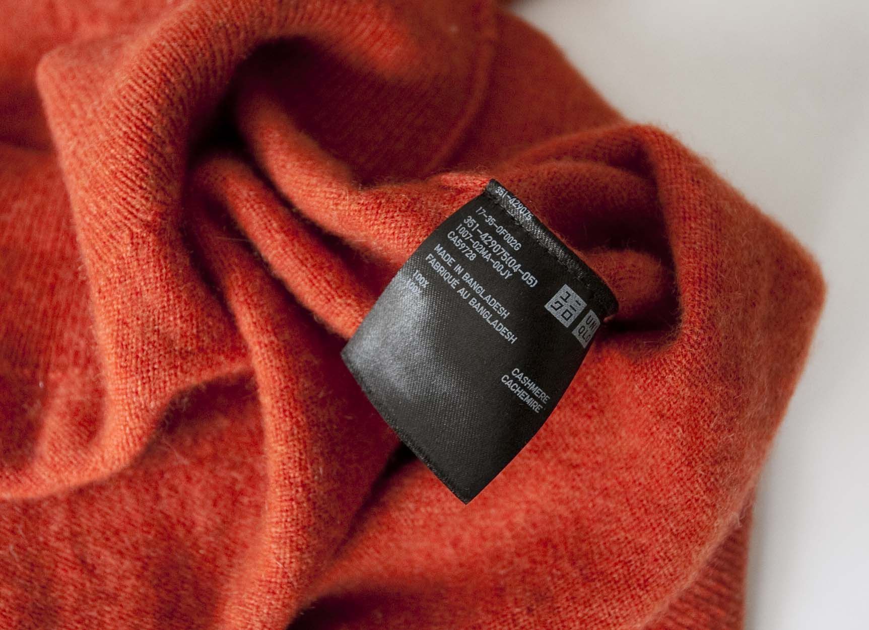 Uniqlo Uniqlo Sweater 100% Cashmere Size L Orange Size US L / EU 52-54 / 3 - 5 Thumbnail