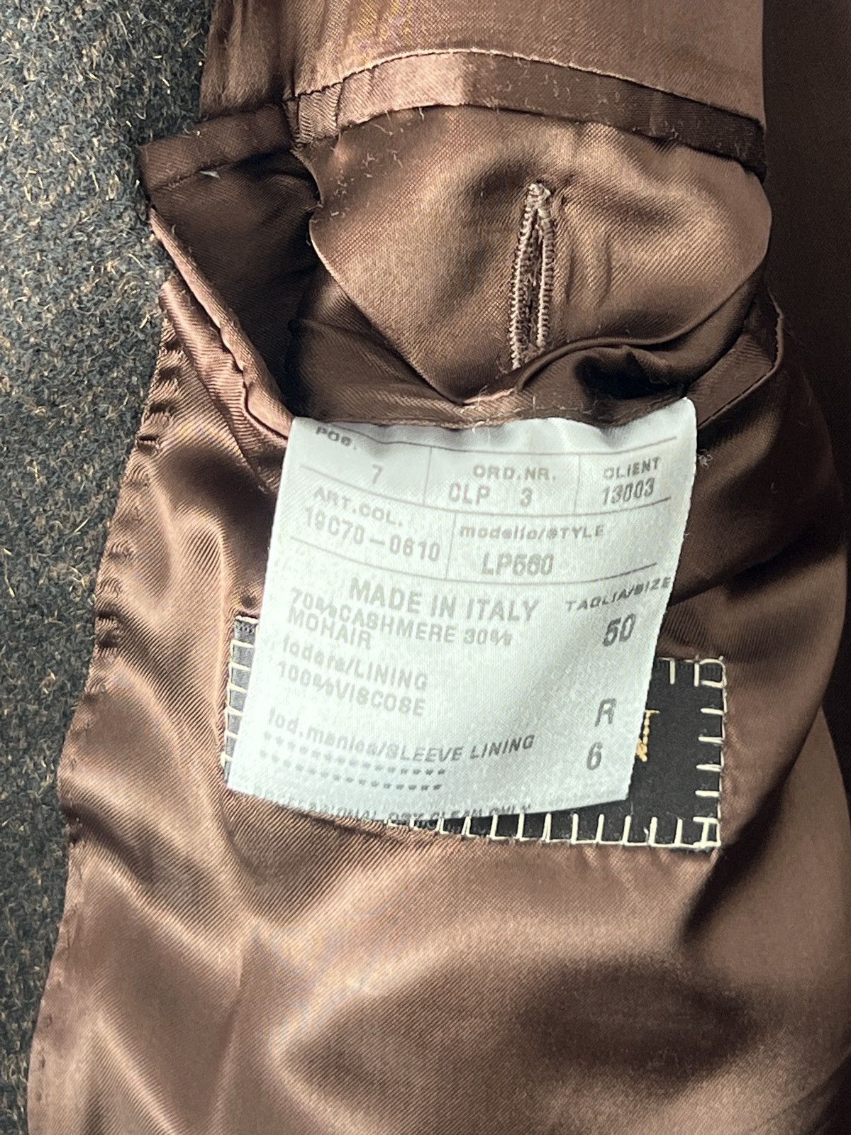 Designer × Lanvin × Vintage Rare Vintage Lanvin Double-Breasted Cashmere Wool Coat Size US M / EU 48-50 / 2 - 8 Thumbnail