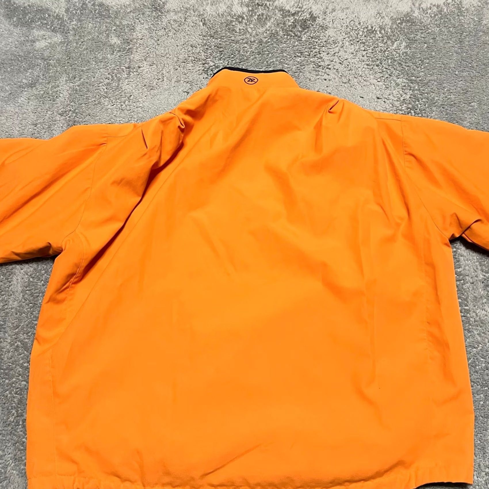 Vintage Zero Restriction Jacket Mens XL Pullover Reversible Windbreaker Golf Navy Orange Rain Wind Coat Orange XL Mens Size US XL / EU 56 / 4 - 4 Thumbnail