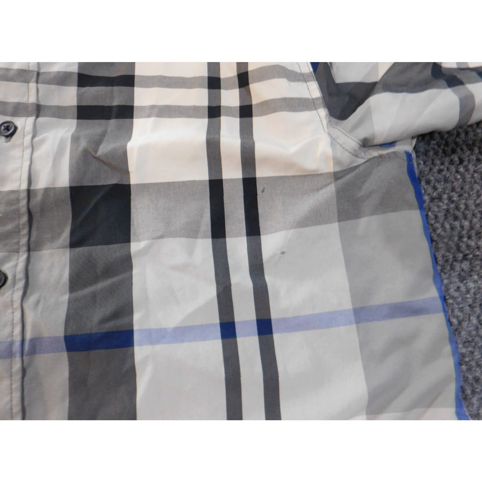 ExOfficio ExOfficio Shirt Men Medium Gray Insect Shield Plaid Outdoors Button Up Long Sleeve Size US M / EU 48-50 / 2 - 7 Thumbnail