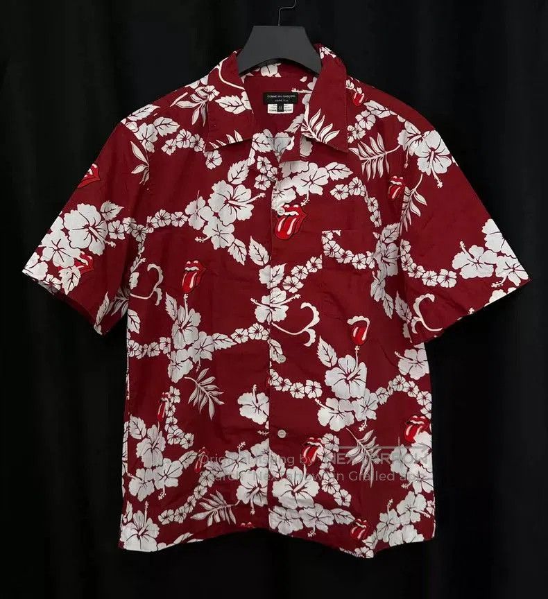 Comme des Garcons Comme des Garcons 06SS Tongue Logo Shirt. Size US S / EU 44-46 / 1 - 1 Thumbnail