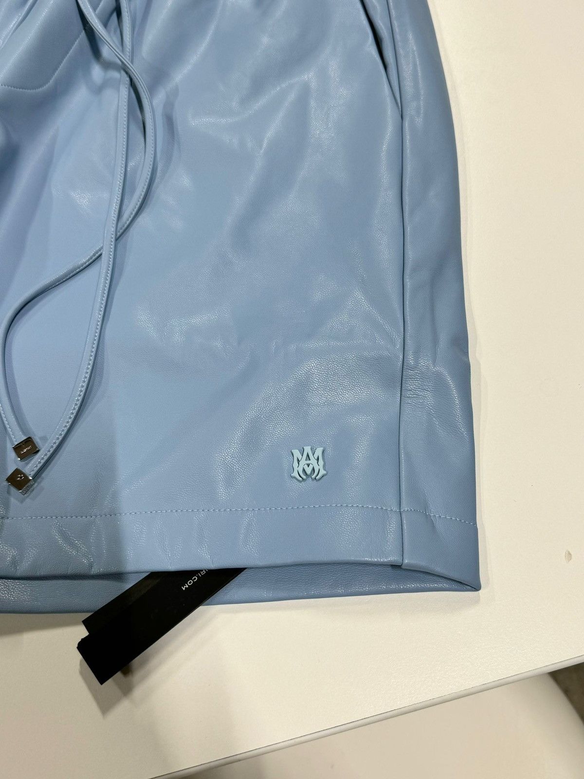 Amiri Amiri Vegan Leather Bball Shorts NEW 1000$ Size US 38 / EU 54 - 2 Thumbnail