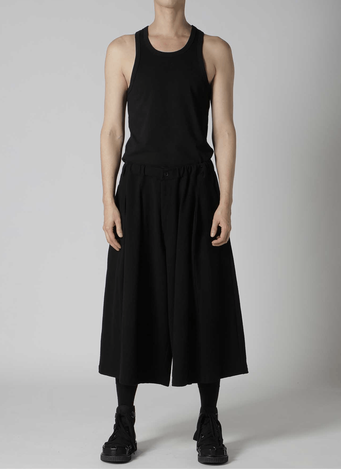 Yohji Yamamoto Yohji Yamamoto Pour Homme AW24 - JERSEY TUCK PANTS Size US 32 / EU 48 - 3 Thumbnail