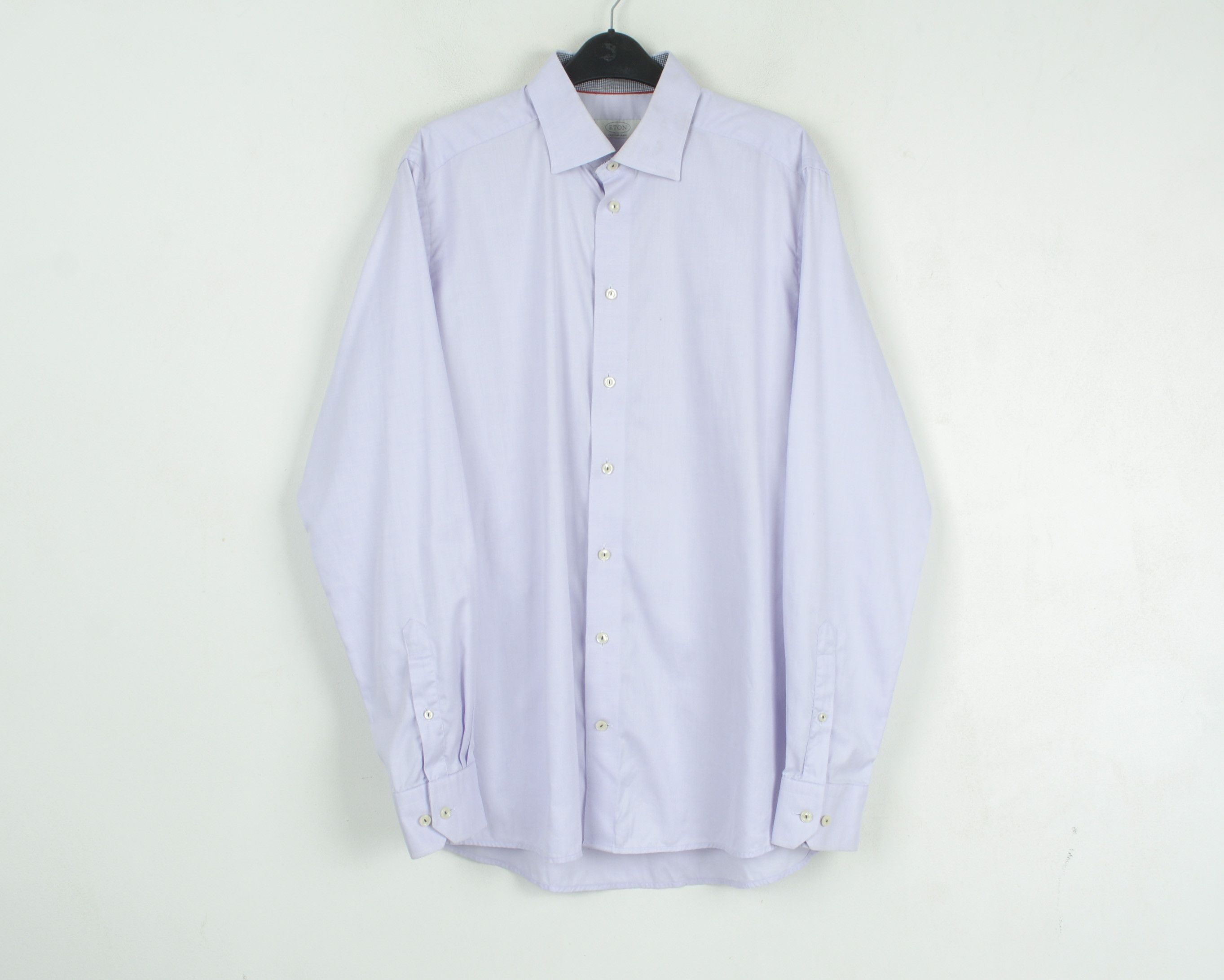 Eton Contemporary 42 Formal 16 1/2" Over Shirt Button Up Cotton Size 42R - 1 Thumbnail