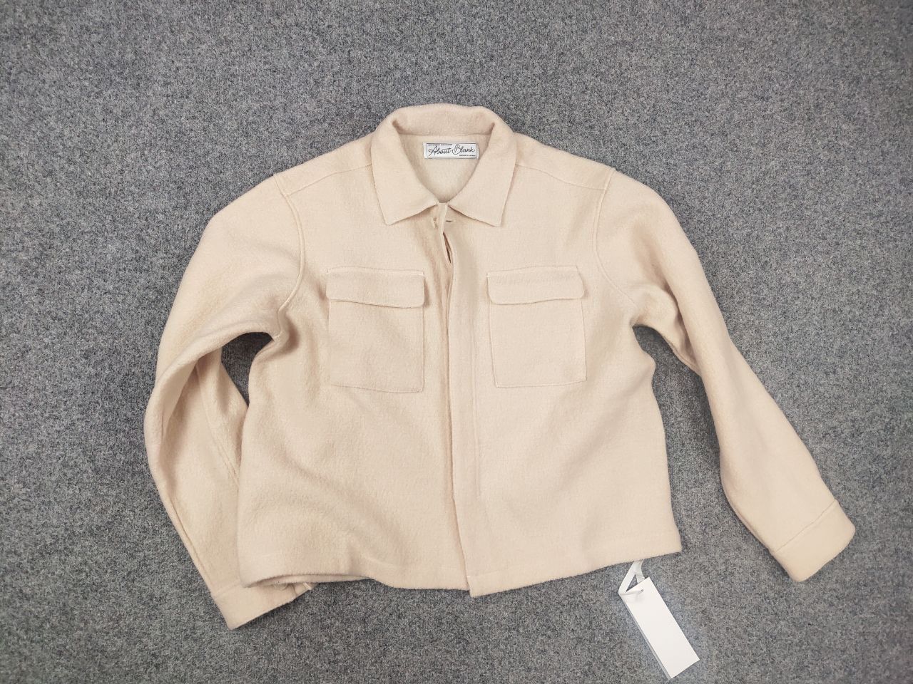 About:Blank About:Blank cropped wool oversized pockets Overshirt jacket Size US L / EU 52-54 / 3 - 13 Thumbnail