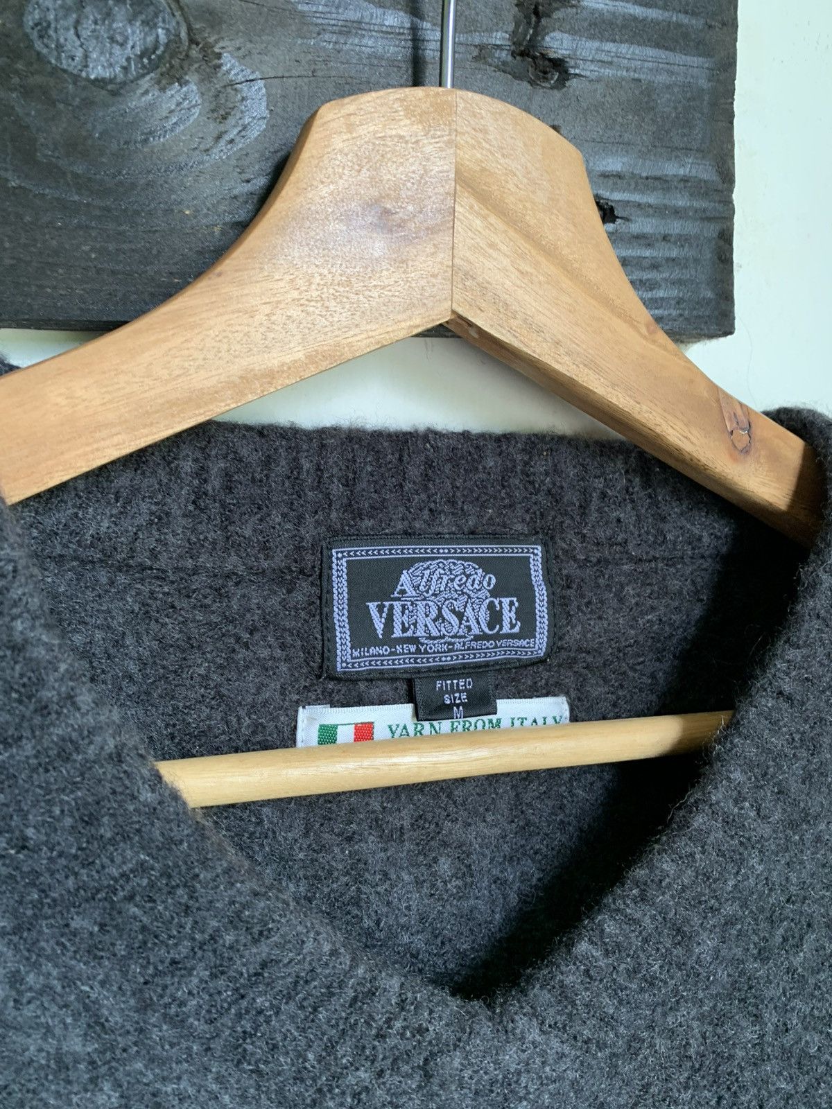 Versace Vintage Alfredo versace Wool Sweater Size US M / EU 48-50 / 2 - 5 Thumbnail
