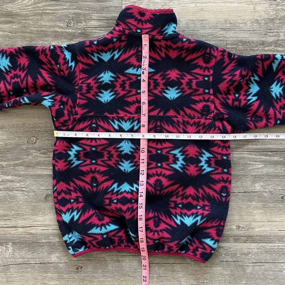 Patagonia Vintage Patagonia Synchilla Snap-T Pullover Aztec Sweater Size S / US 4 / IT 40 - 6 Thumbnail