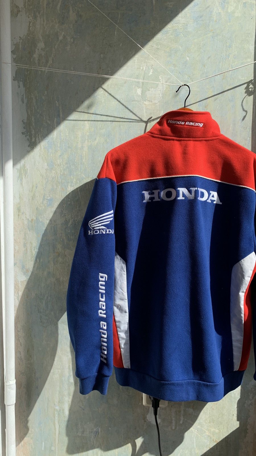 Honda × Japanese Brand 🔥Vintage Honda Racing Fleece Jacket Size US L / EU 52-54 / 3 - 7 Thumbnail