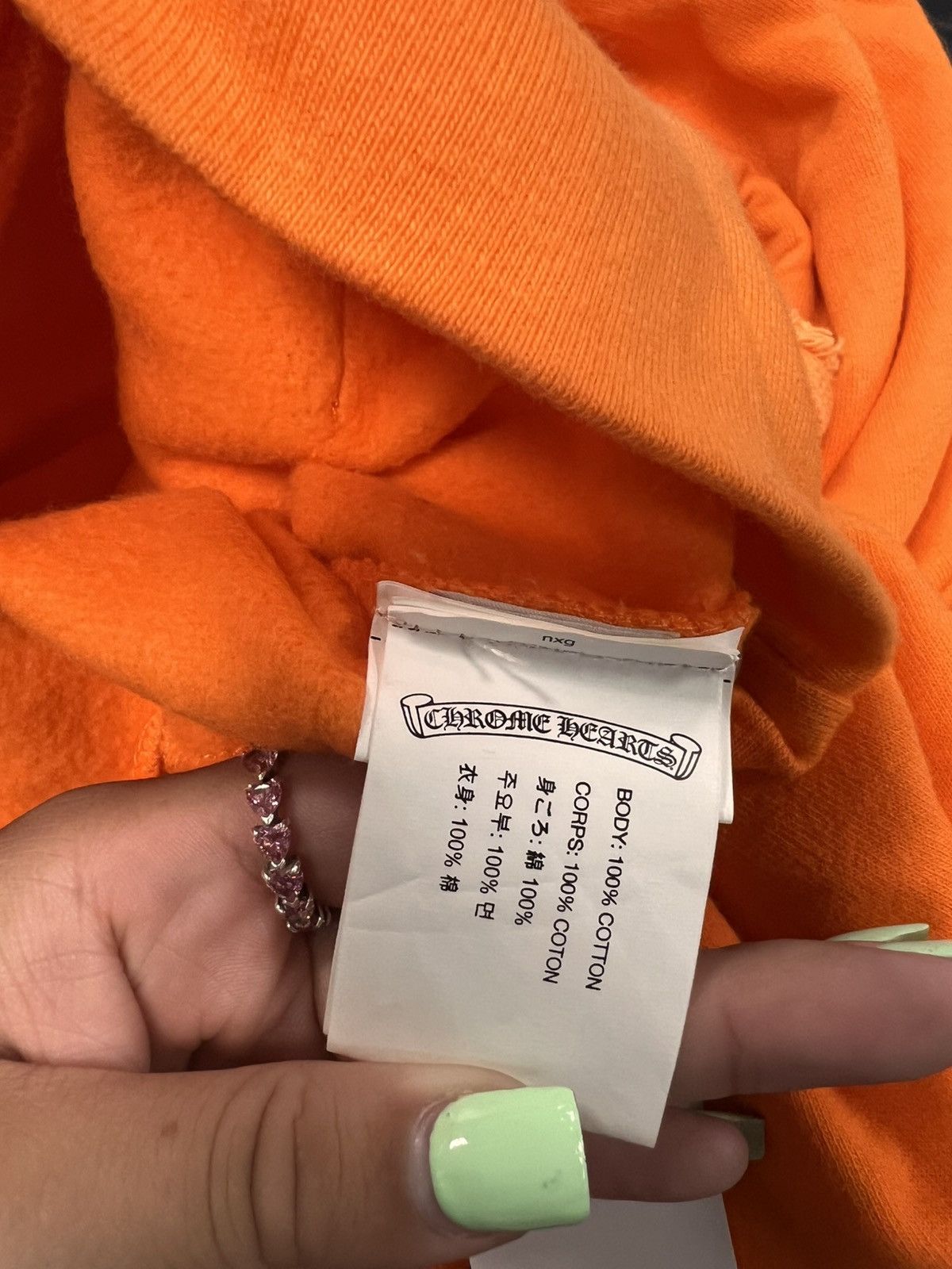 Chrome Hearts Chrome Hearts x Off-White Scroll Orange Hoodie Size US XS / EU 42 / 0 - 4 Thumbnail