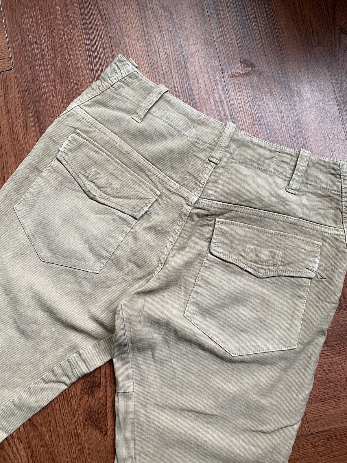 Japanese Brand × Vintage Bartack Coduroy Double Zipper Pockets Pants Size US 32 / EU 48 - 8 Thumbnail