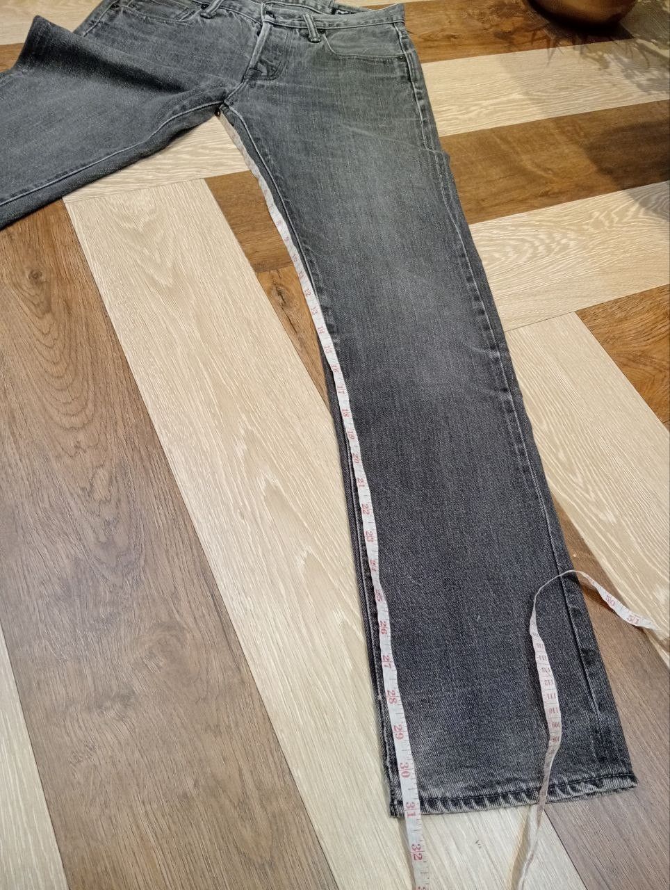 KURO KURO JAPAN GRAPHITE GREY SELVEDGE DENIM PANTS Size US 31 - 16 Thumbnail