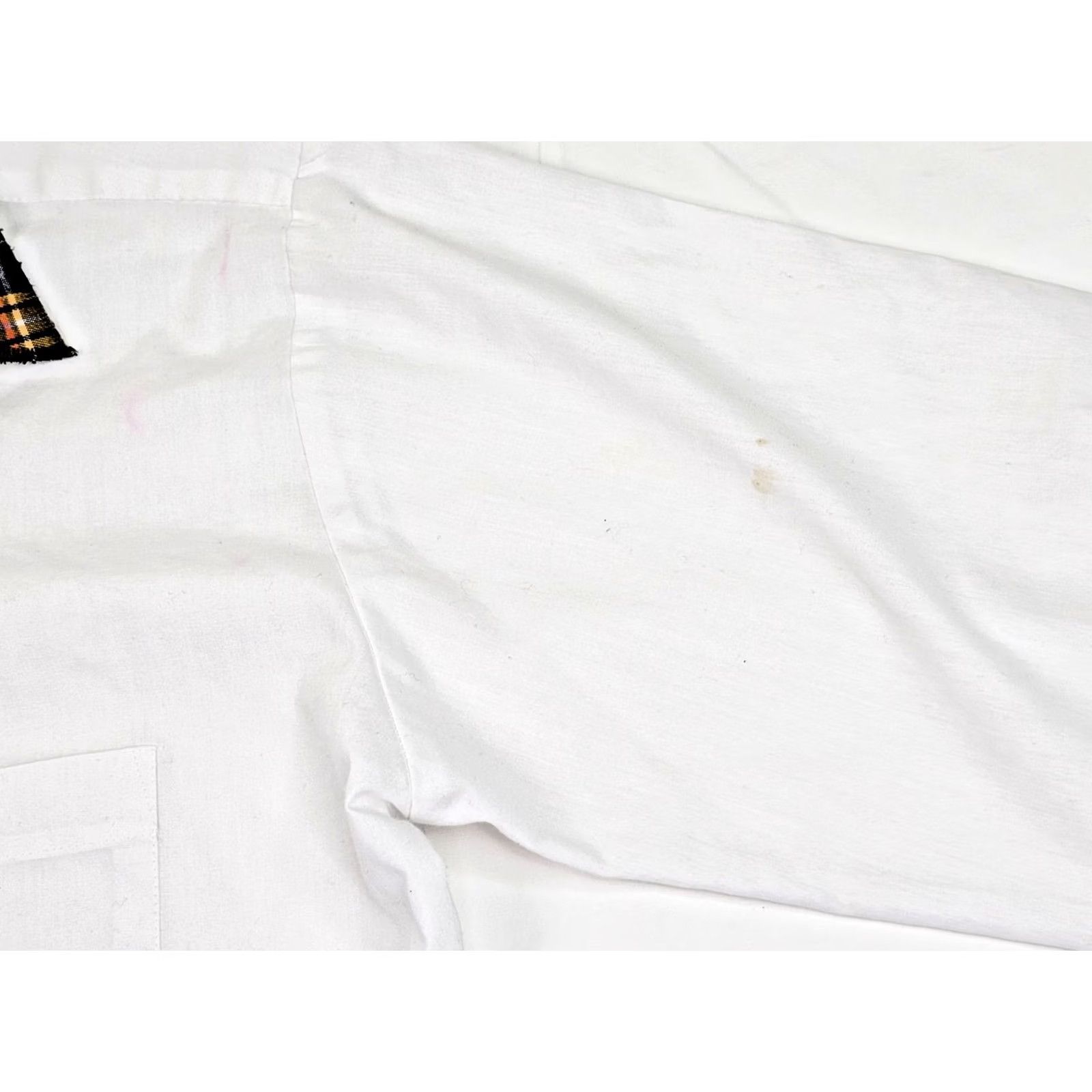 Lee VINTAGE Shane Lee Penguin Theme Button Front Shirt Men S White Yellow Plaid Embroider Penguin Theme Button-Up Shirts - Mens Short Sleeve? Size US S / EU 44-46 / 1 - 6 Thumbnail