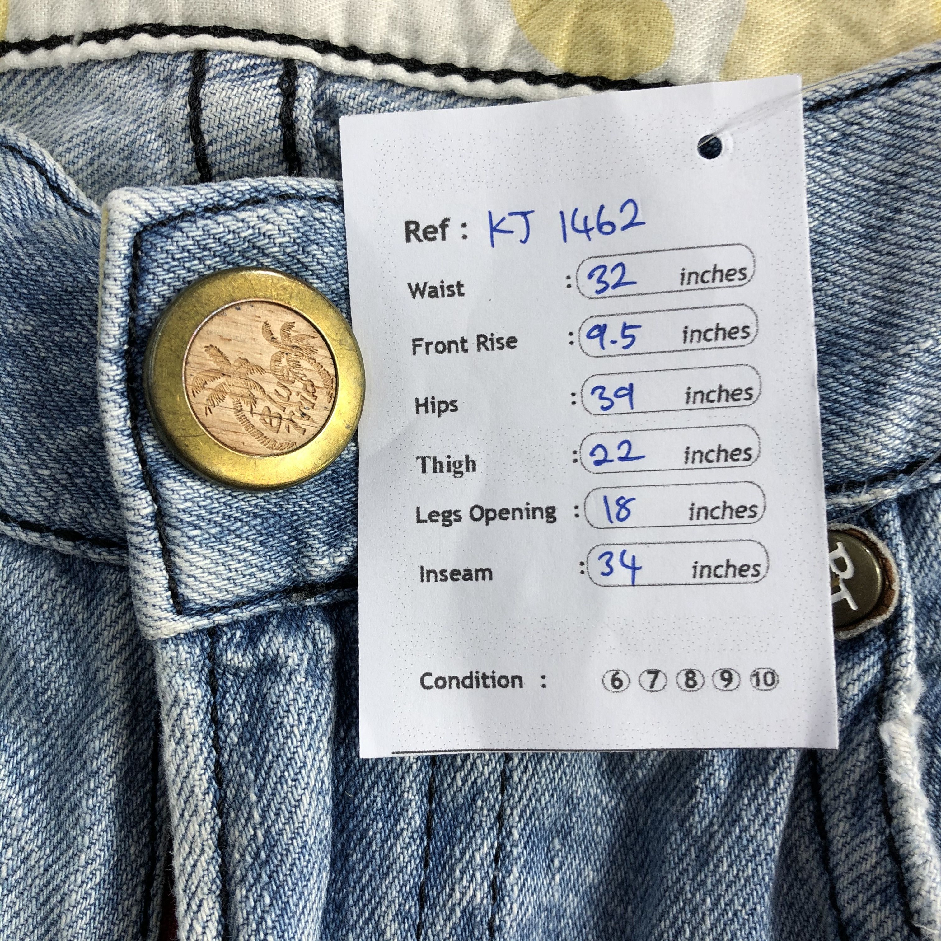 Edwin Edwin Blue Trip Jeans Medium Wash Flare Denim KJ1462 Size US 30 / EU 46 - 14 Thumbnail