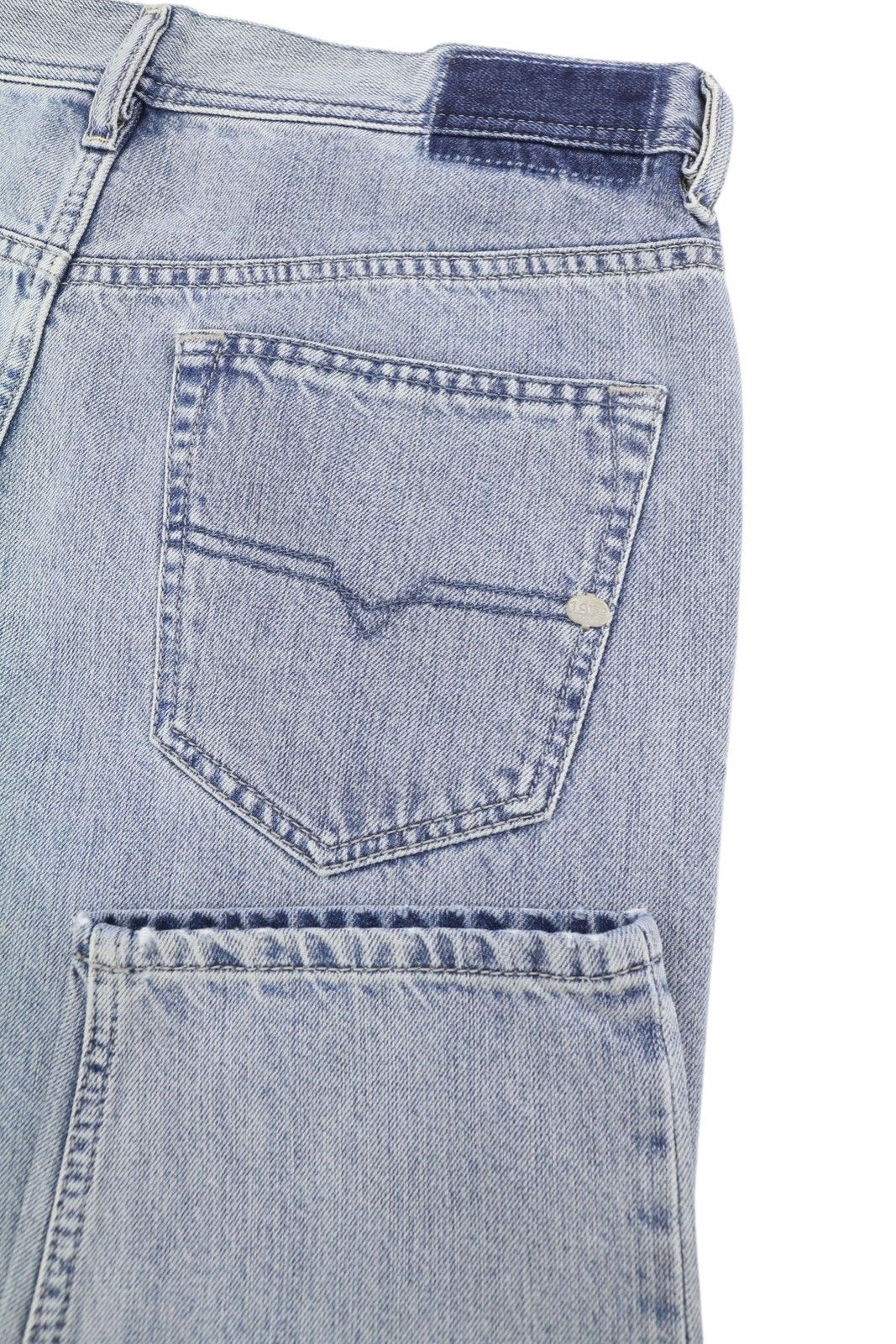 Diesel RHIAL 084FC W31/L32 Blue Faded Slim Cropped Jeans 89060 Size US 31 - 5 Thumbnail