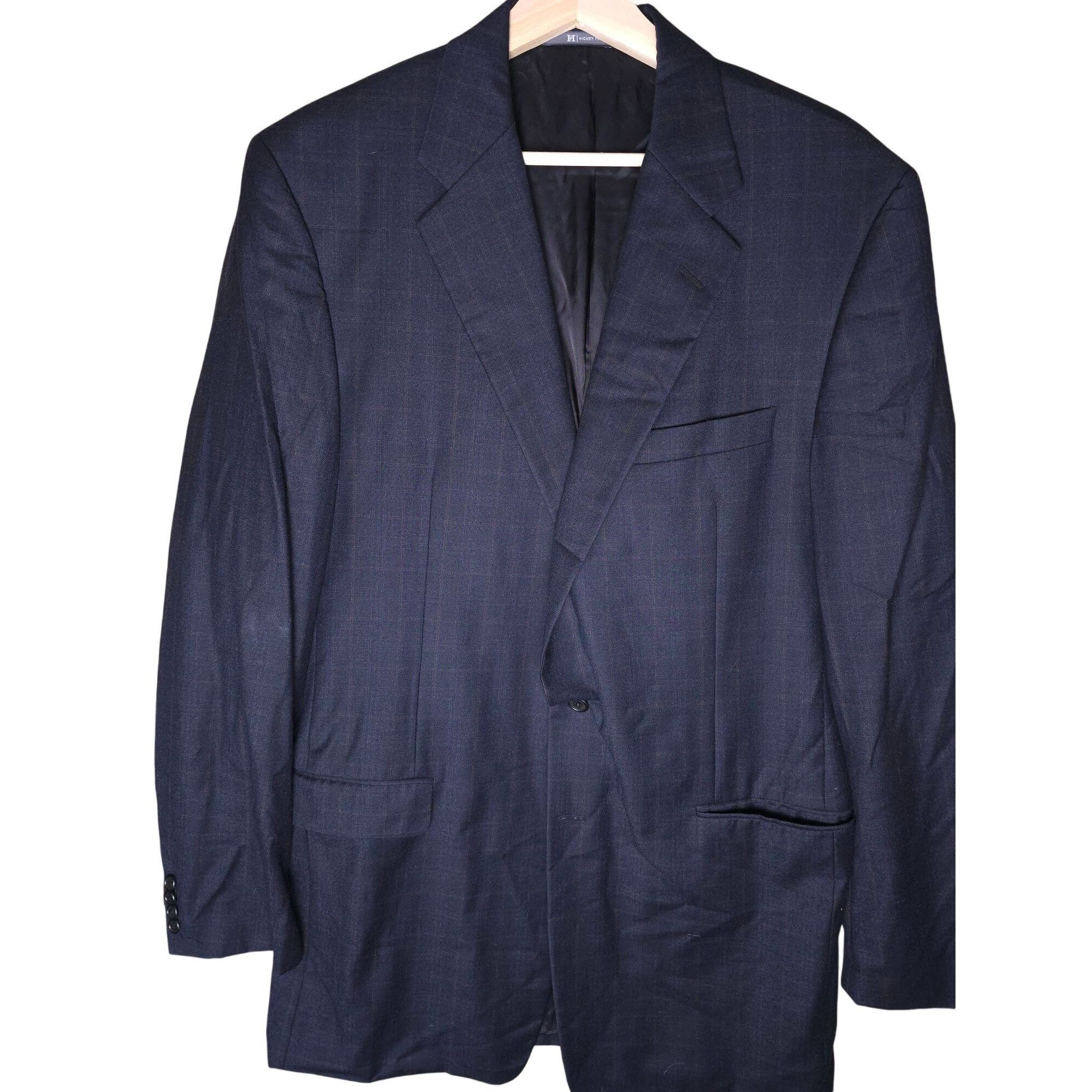Hickey Freeman Hickey Freeman Nordstrom Mens Wool Blazer 44 XLG Size 44R - 1 Thumbnail