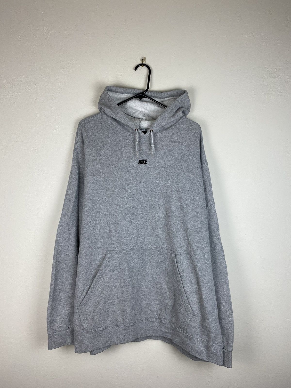 Nike Vintage Nike Grey Spell out Center Logo Pullover Swoosh Size US XXL / EU 58 / 5 - 1 Thumbnail