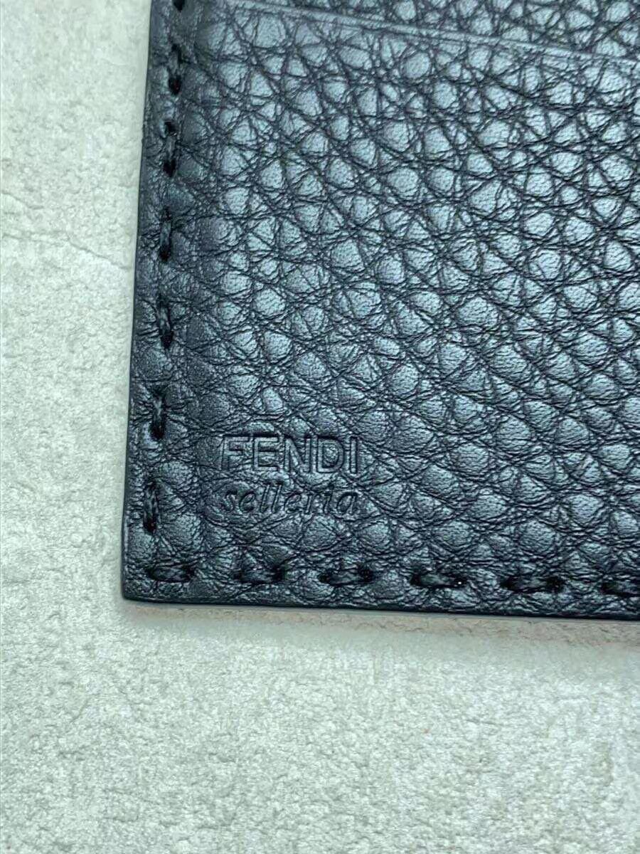 Fendi Fendi Leather Bi-Fold Wallet Black Size ONE SIZE - 3 Thumbnail