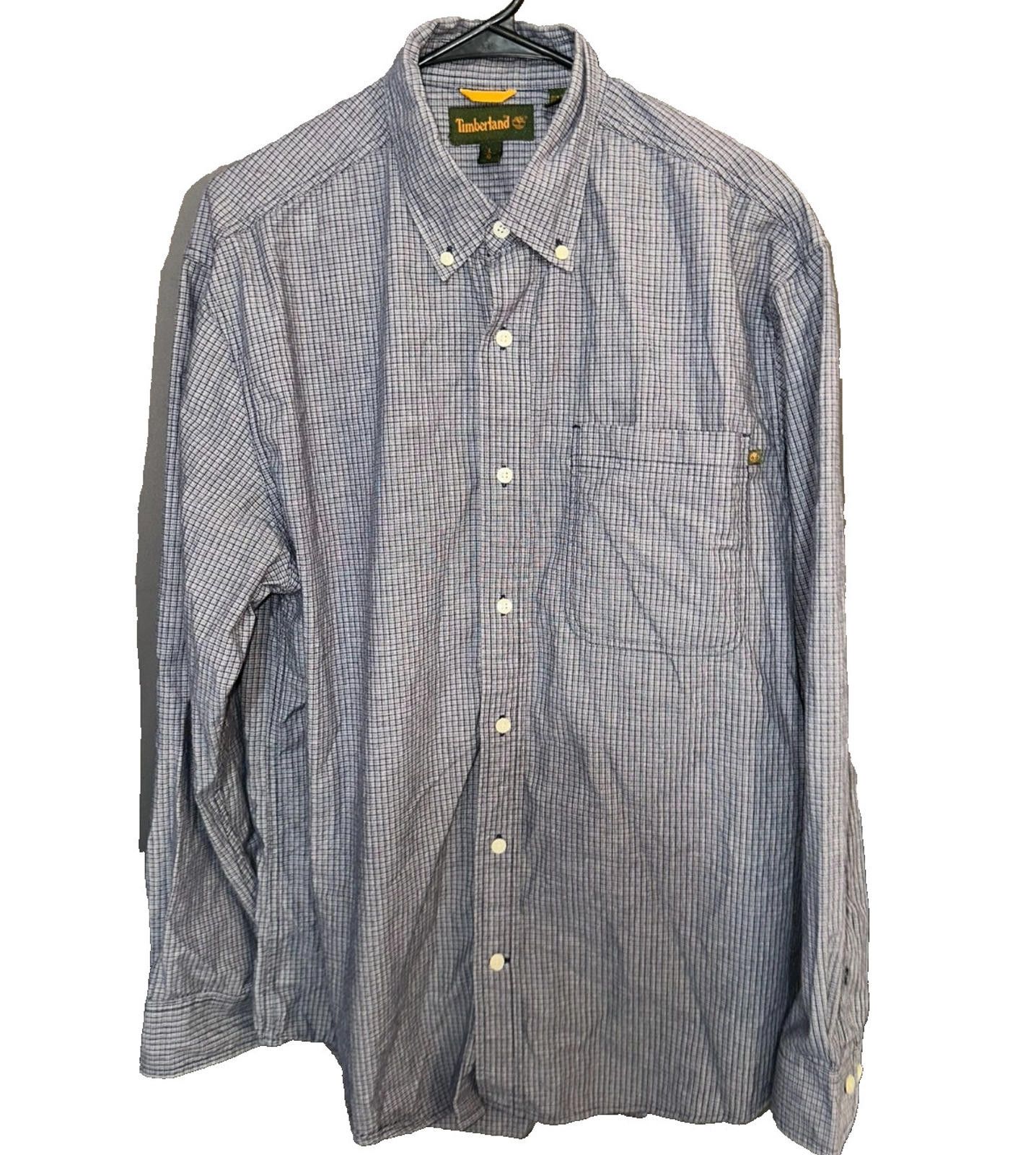 Timberland Timberland men's long-sleeve button-up shirt LG Size 42R - 1 Thumbnail